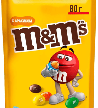 M&M`s Арахис 80гр