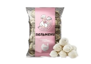 Пельмени КП "С мясом индейки" 0,4 кг.*15 шт.