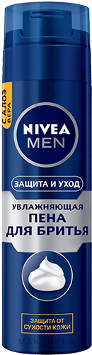 NIVEA Увлажняющая пена для бритья "Защита и уход"200 мл