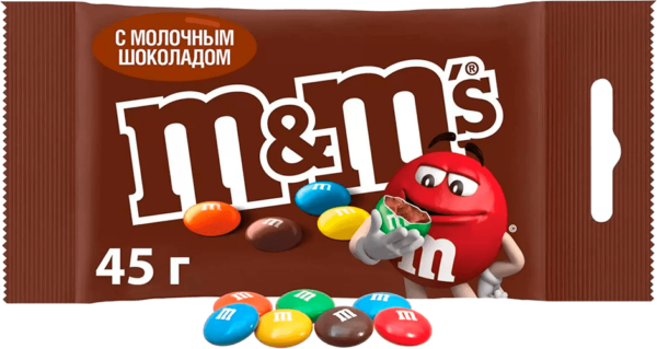 M&M`s Шоколадный 45гр