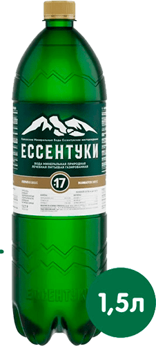 ЕССЕНТУКИ № 17 Аллея Источников 1,5л Газ ПЭТ