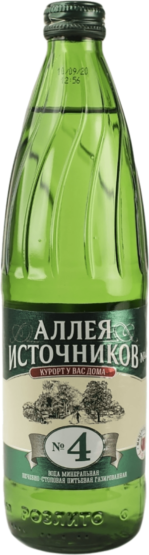 ЕССЕНТУКИ № 4 Аллея Источников 0,5л*6шт Газ евро СБ