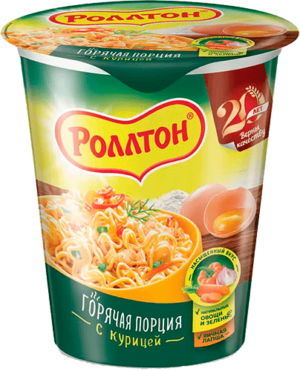 Лапша Роллтон Курица в стакане 70г