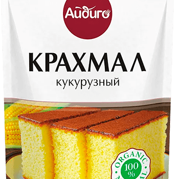 Крахмал кукурузный дой-пак Айдиго 0,200 гр