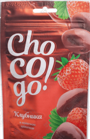 Клубника ChoCoGo в молочном шоколаде 100гр