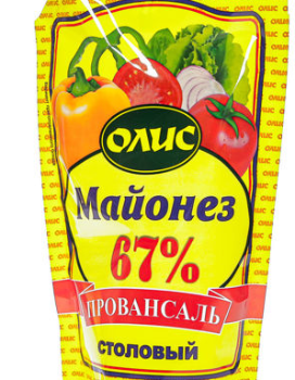 Майонез ОЛИС РОССИЯ Прованс.классич.50% д/пак 200 мл. *20