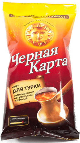 Кофе молотый Черная Карта 100г