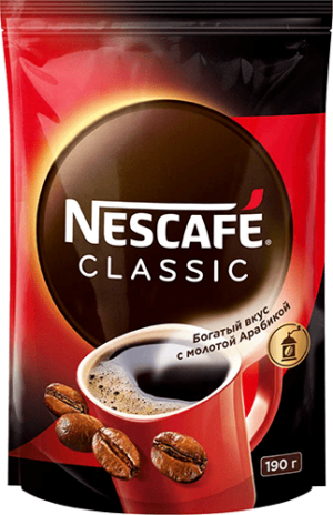 Кофе натур. раст. Nescafe Classic м/у 190г