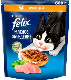 FELIX Мясное объедение Курица 600г