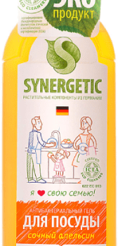 Средство д/мытья посуды Синергетик Апельсин 500мл