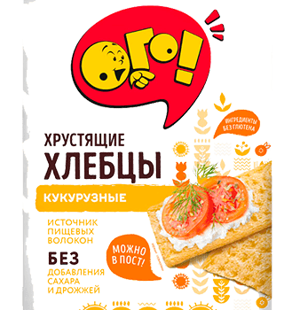 Хлебцы №015  кукурузные  "ОГО"  75гр