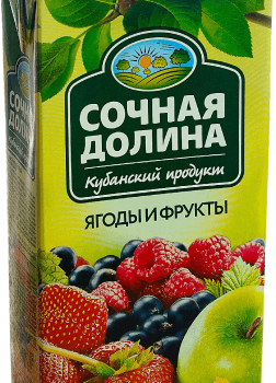 Сочная Долина 0,95л Сокосодержащий напиток из ягод и фруктов