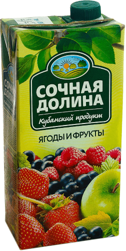 Сочная Долина 0,95л Сокосодержащий напиток из ягод и фруктов