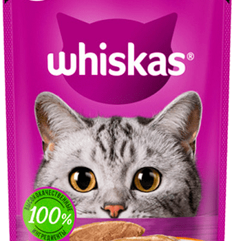 Whiskas Пауч 75г Паштет Курица/Индейка