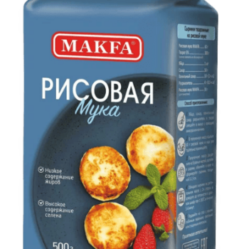 Мука  РИСОВАЯ, фасовка,0,5 ТМ Макфа